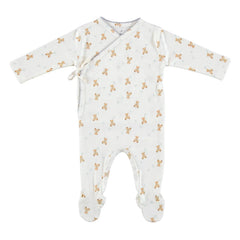 Bebe Organic - Organik Pamuk Teddy Pijama | Mavi