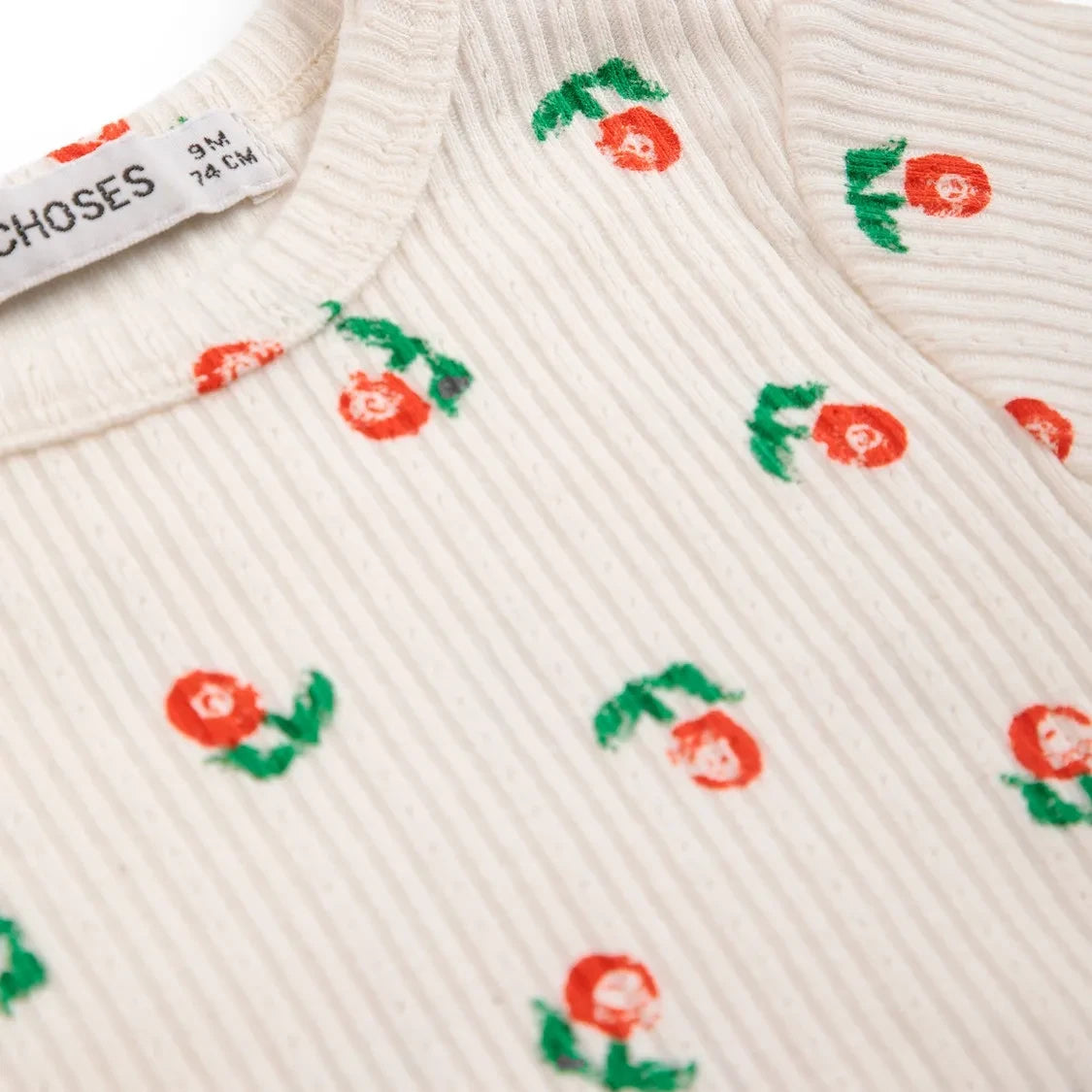 Bobo Choses - Body de canalé de algodón orgánico | Crudo