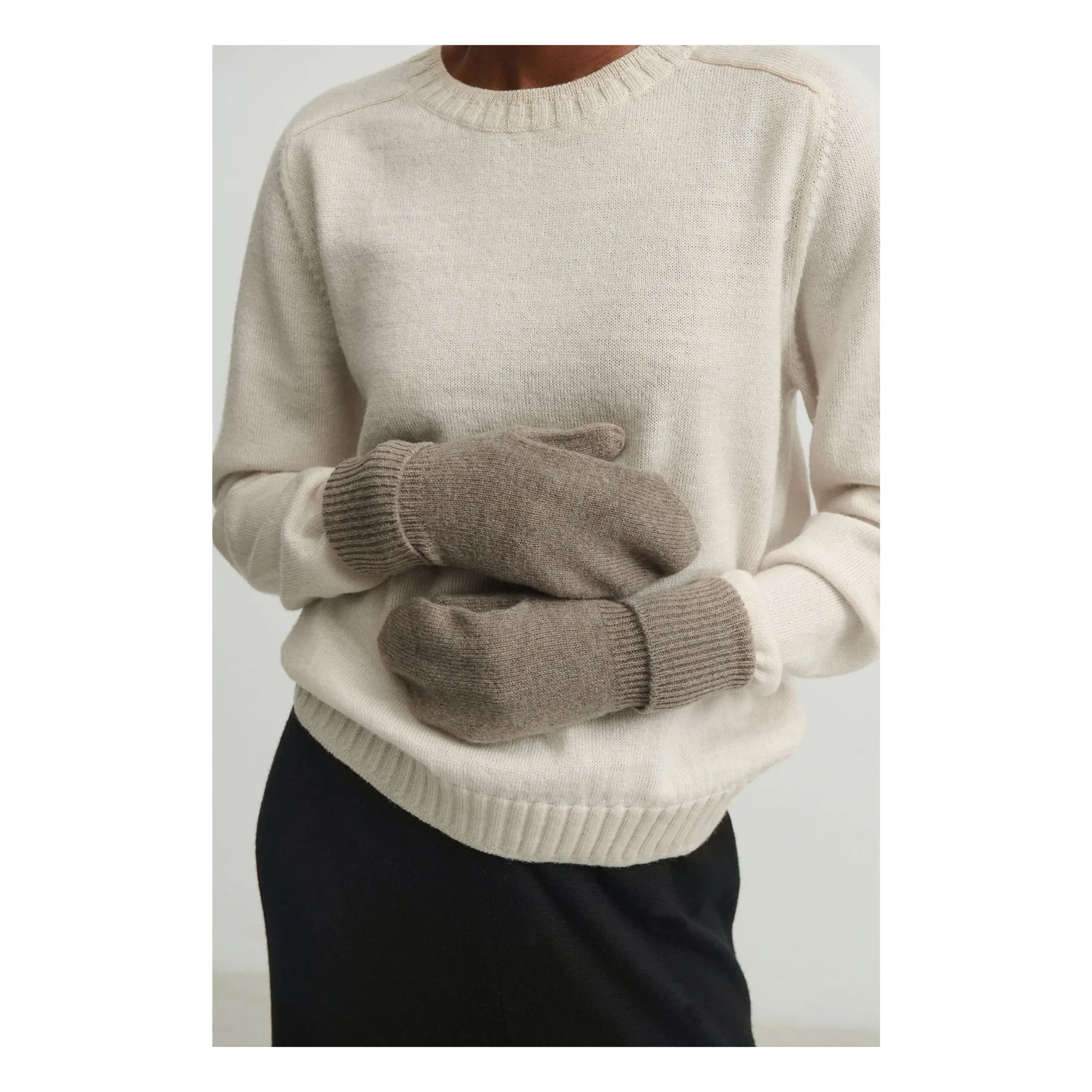 FUB - Guantes de Lana - Colección Mujer | Beige