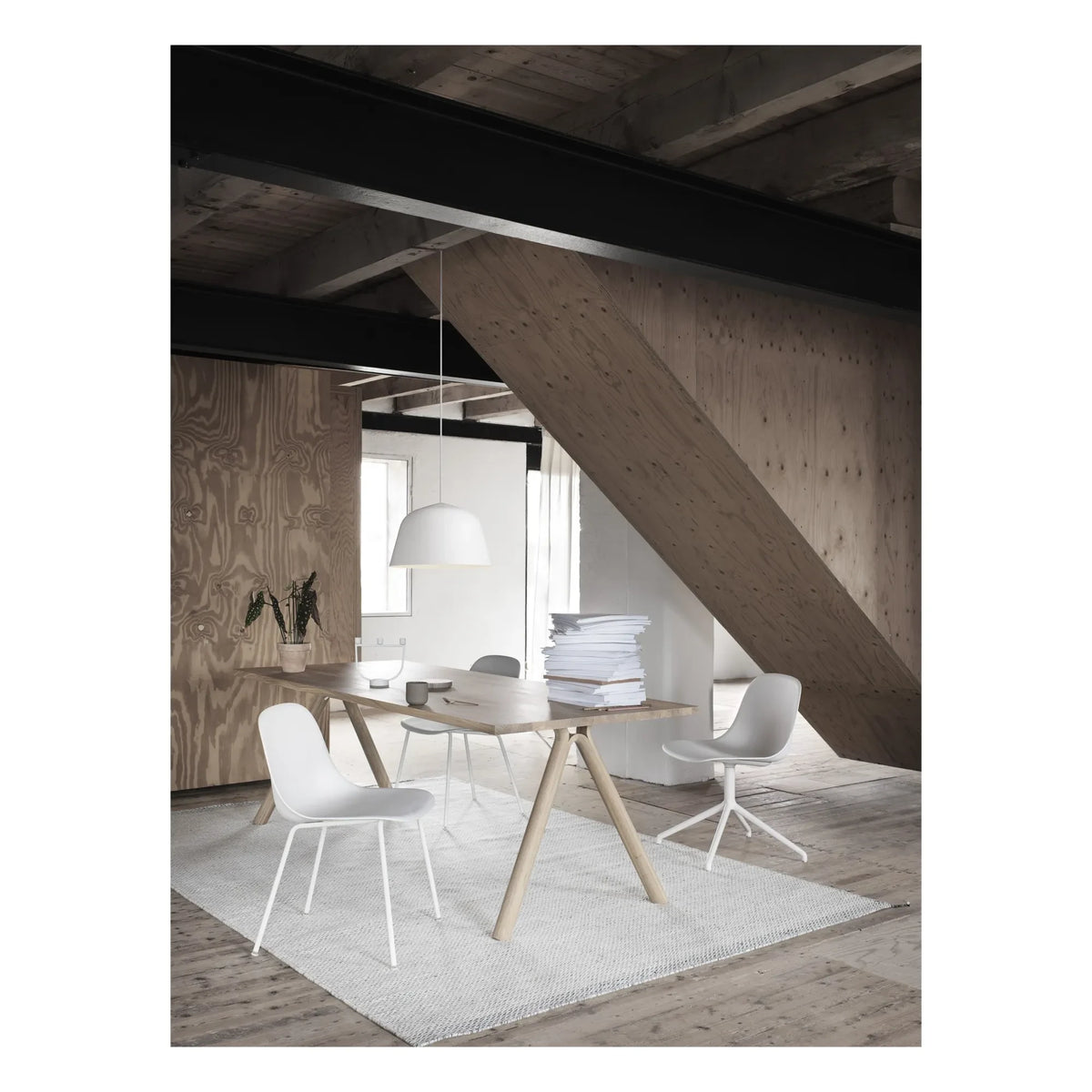 Muuto - Lámpara colgante Ambit | Blanco
