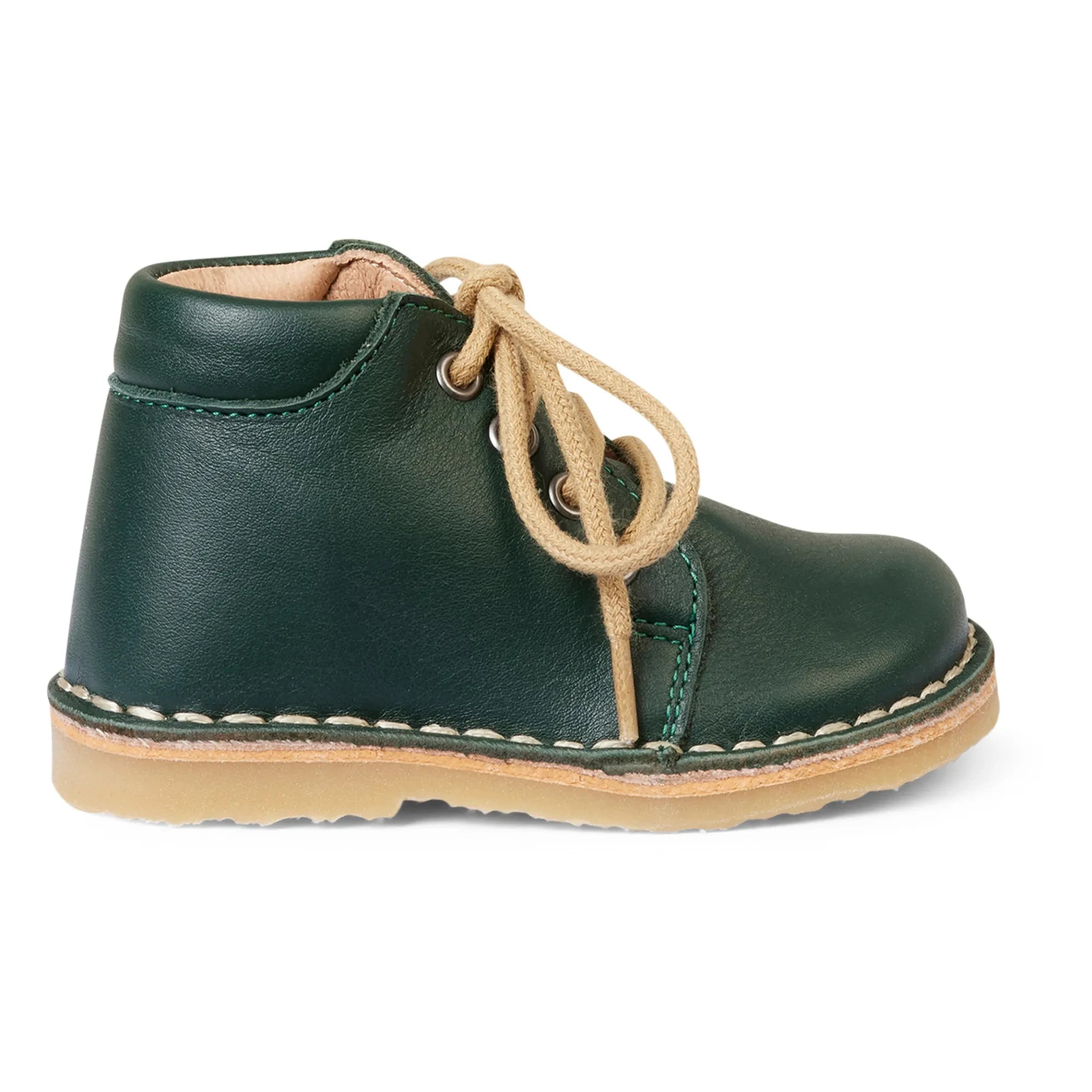 Petit Nord - Botines clásicos con cordones | Verde oscuro