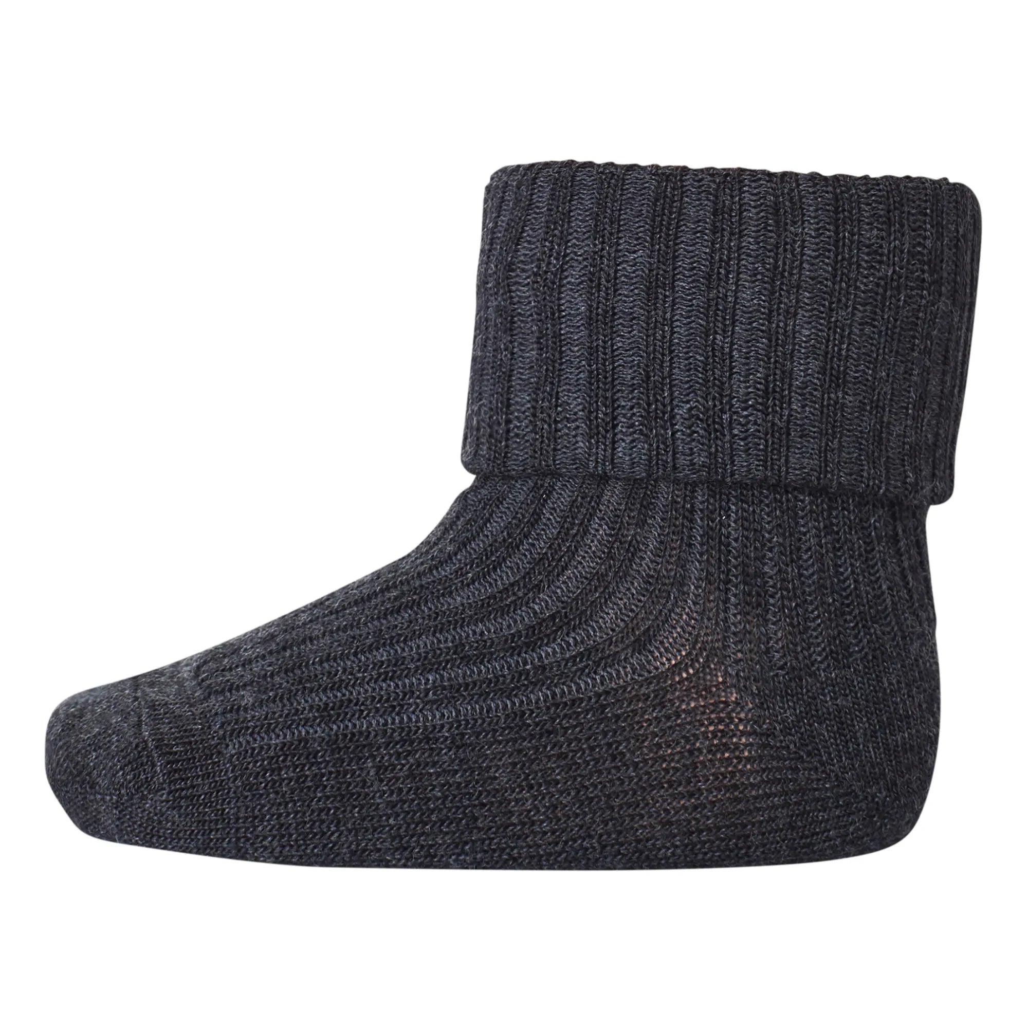 Mp Denmark - Calcetines de canalé de lana | Gris oscuro