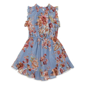 Zimmermann - Vestido Avaken Fleurie | Azul