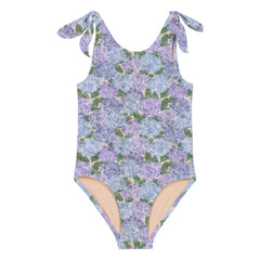 Studio Bohème - Roberta Fleurs Bañador de Algodón Orgánico | Lila