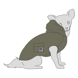 K-way - Le Vrai 4.0 Beverly Abrigo para perro de fibra reciclada | Caqui
