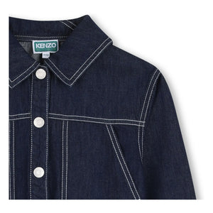 Kenzo - Kenzo Garden Chaqueta Vaquera | Azul Oscuro