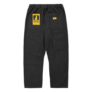 Service Works - Pantalón de chef Moleskin Algodón orgánico | Noir foncé