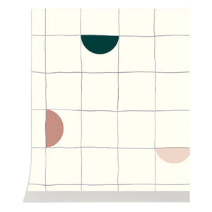 Season Paper - Papel Tapiz Luna | Verde esmeralda
