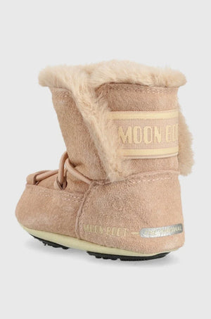 Moon Boot Crib Botas de Nieve de Ante para Niños