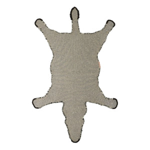 Doing Goods - Alfombra de lana de cebra | Noir/Blanc