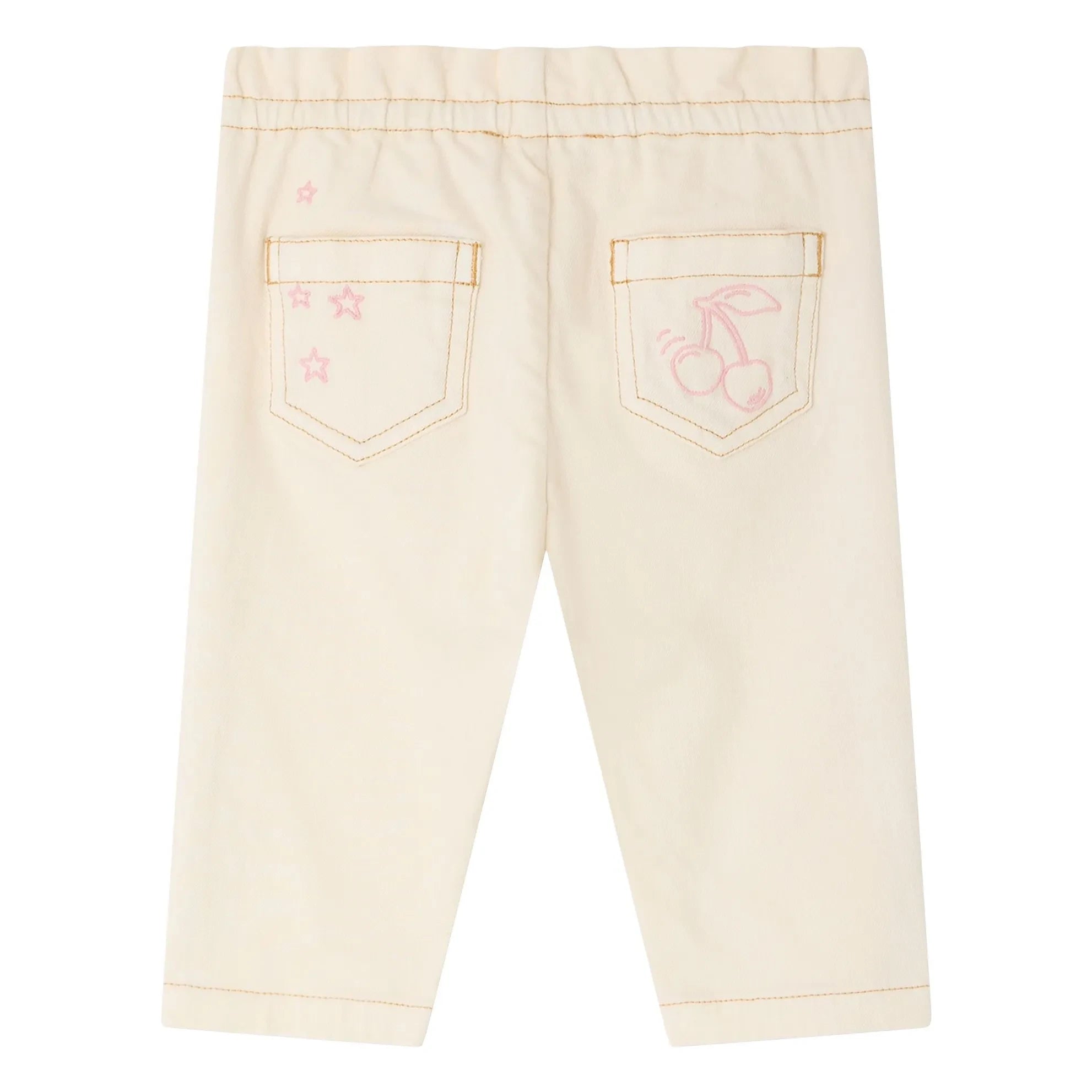 Bonpoint - Pantalón de algodón orgánico Luciole | Crudo