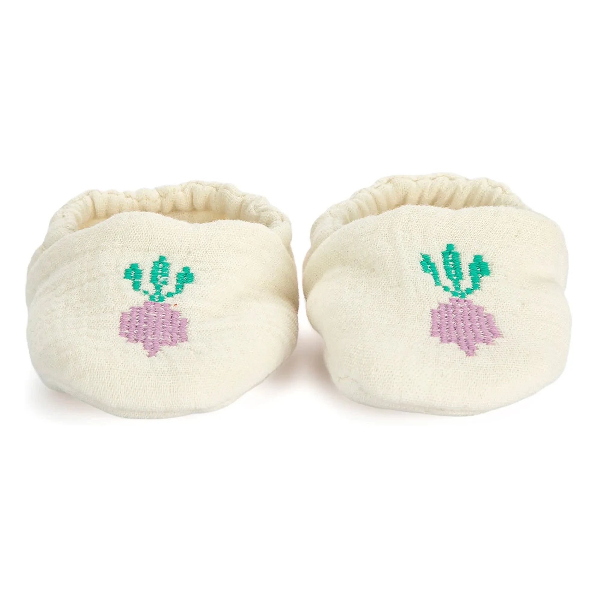 Bobo Choses - Zapatillas con estampado de rábanos de algodón orgánico | Blanco