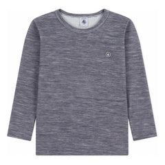 Petit Bateau - Çizgili Yün Tişört | Lacivert