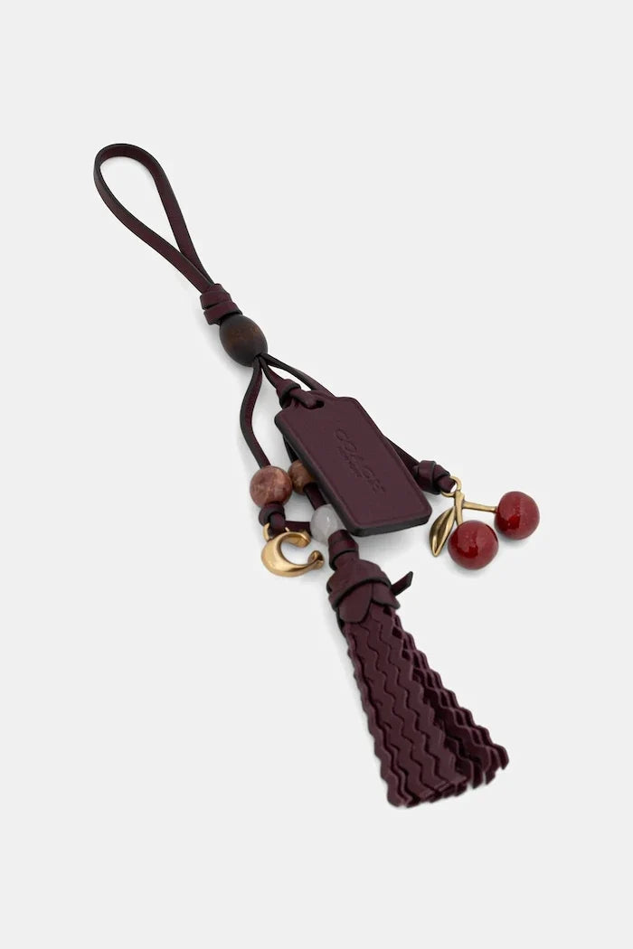 Llavero de cuero Coach