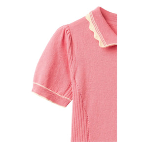 Copenhagen Colors - Vestido de punto de algodón orgánico | Rosa claro