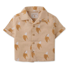 Gingersnaps - Camisa de lino Ekko Banana | Beige