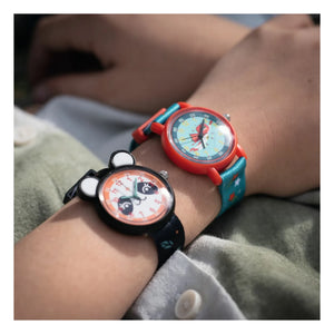 Djeco - TICLOCK - Reloj de superhéroe | Azul pavo real