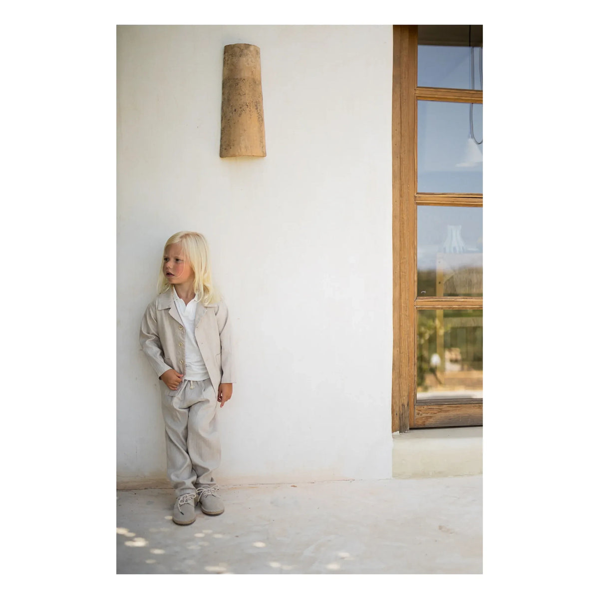 1+ in the family - Pantalones de lino Castell | Beige
