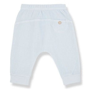 1+ en la familia - Pantalón de gofre Sunion | Azul pálido