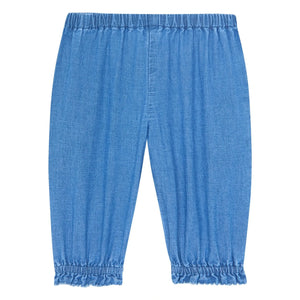 Bonton - Pantalón Chambray Noodle | Azul vaquero