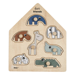 Done by deer - Rompecabezas de madera Deer Friends