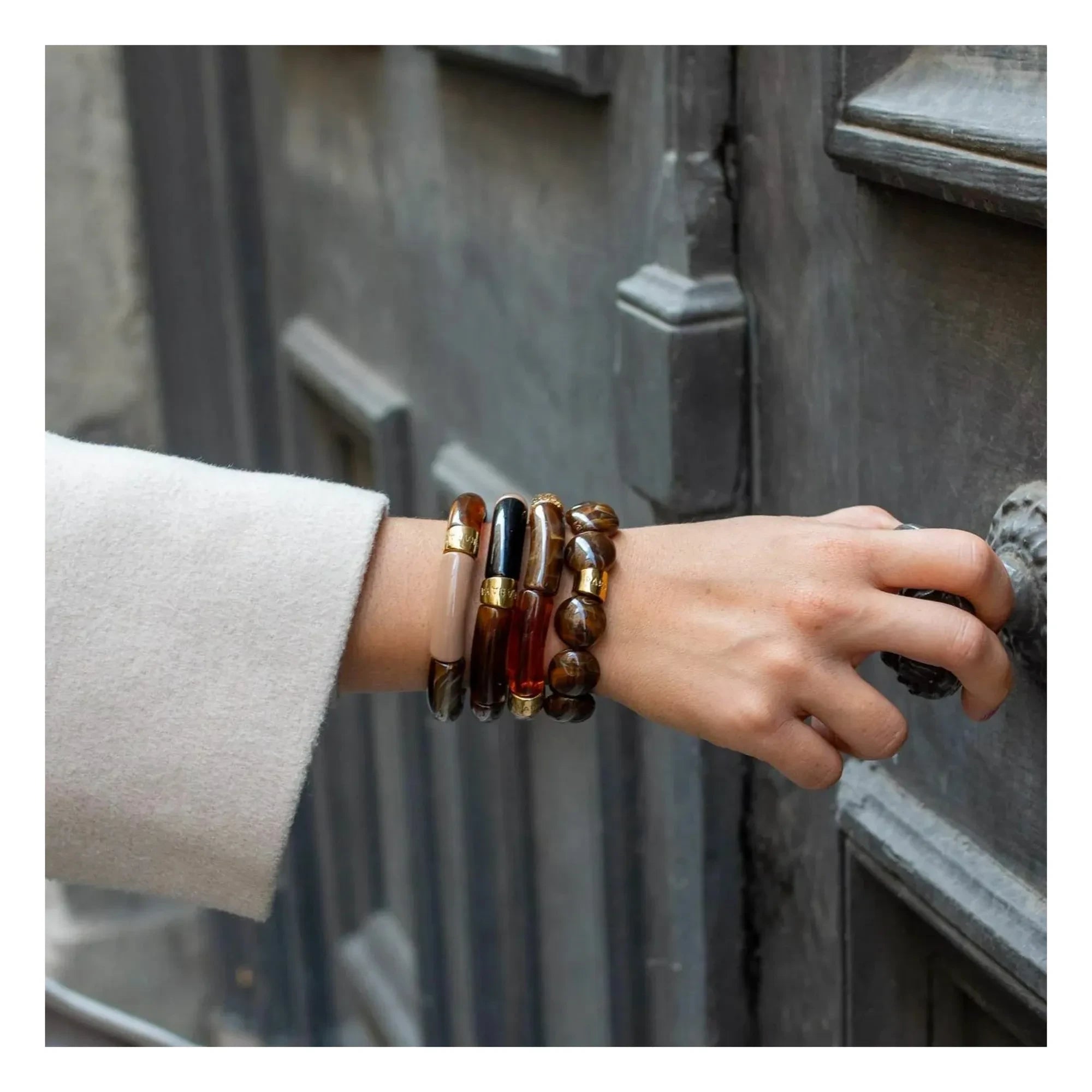 Parabaya - Pulsera Moca 2 | Marrón