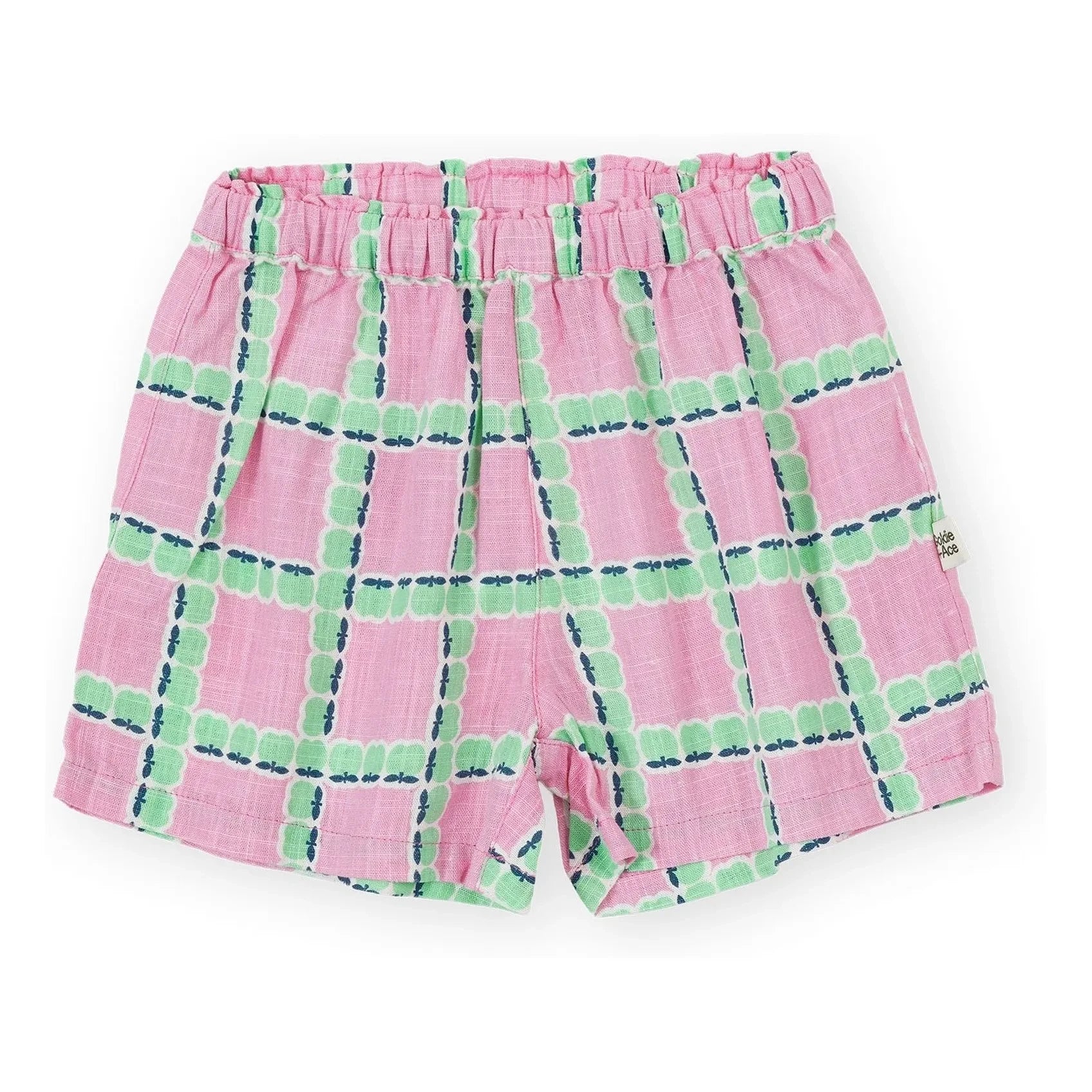Goldie + Ace - Pantalones cortos a cuadros | Rosa