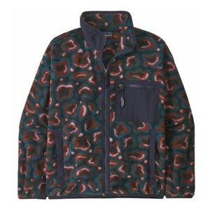 Patagonia - Chaqueta polar Synch Camouflage de fibra reciclada | Azul marino