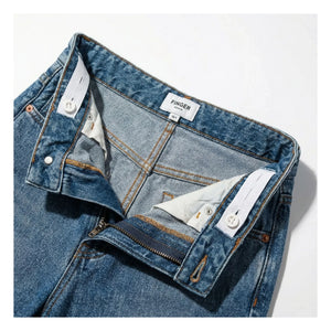 Finger in the nose - Bermuda Denim Oversize Sacha | Azul denim