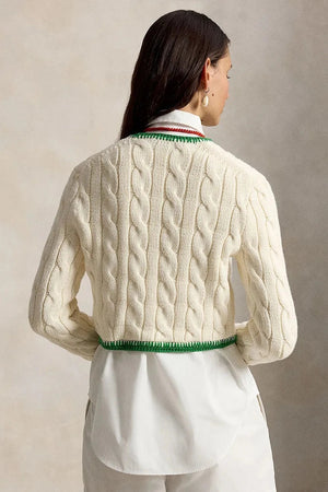 Polo Ralph Lauren Chaleco de Algodón COTTON-SWEATER-CARDIGAN para Mujer