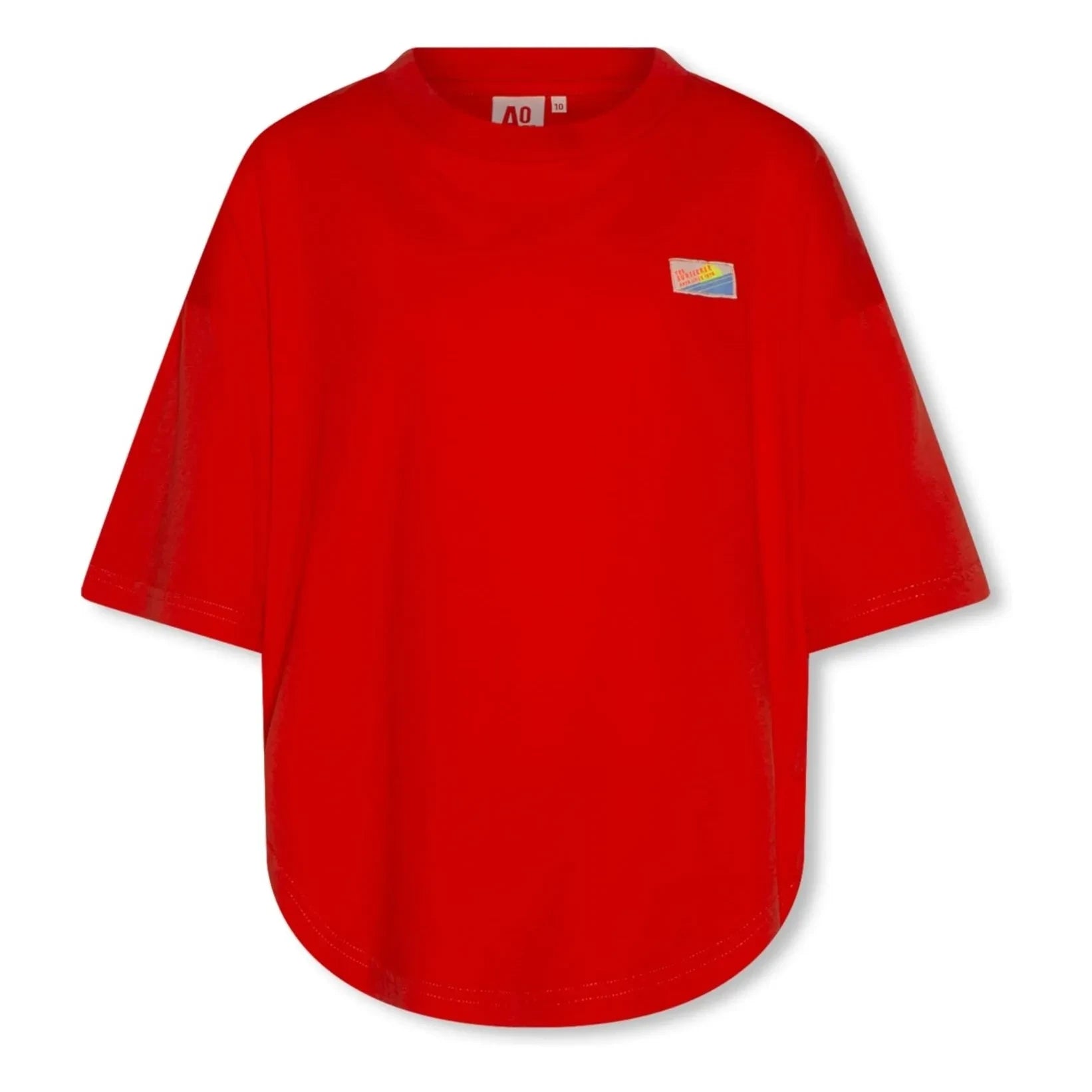 AO76 - Camiseta oversize True Sunseeker Algodón Reciclado | Rojo