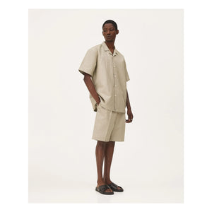 Noyoco - Camisa de algodón Orleans | Beige