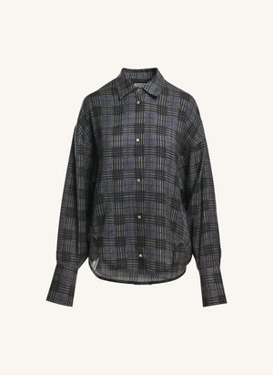 Essentiel Antwerp - Kiss Oversized Şal Gömlek | Gri