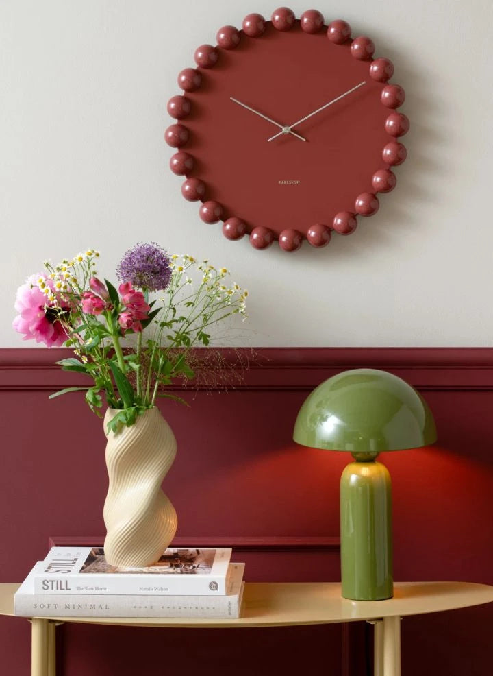Present Time - Reloj de pared Cadiz Dotty | Burdeos