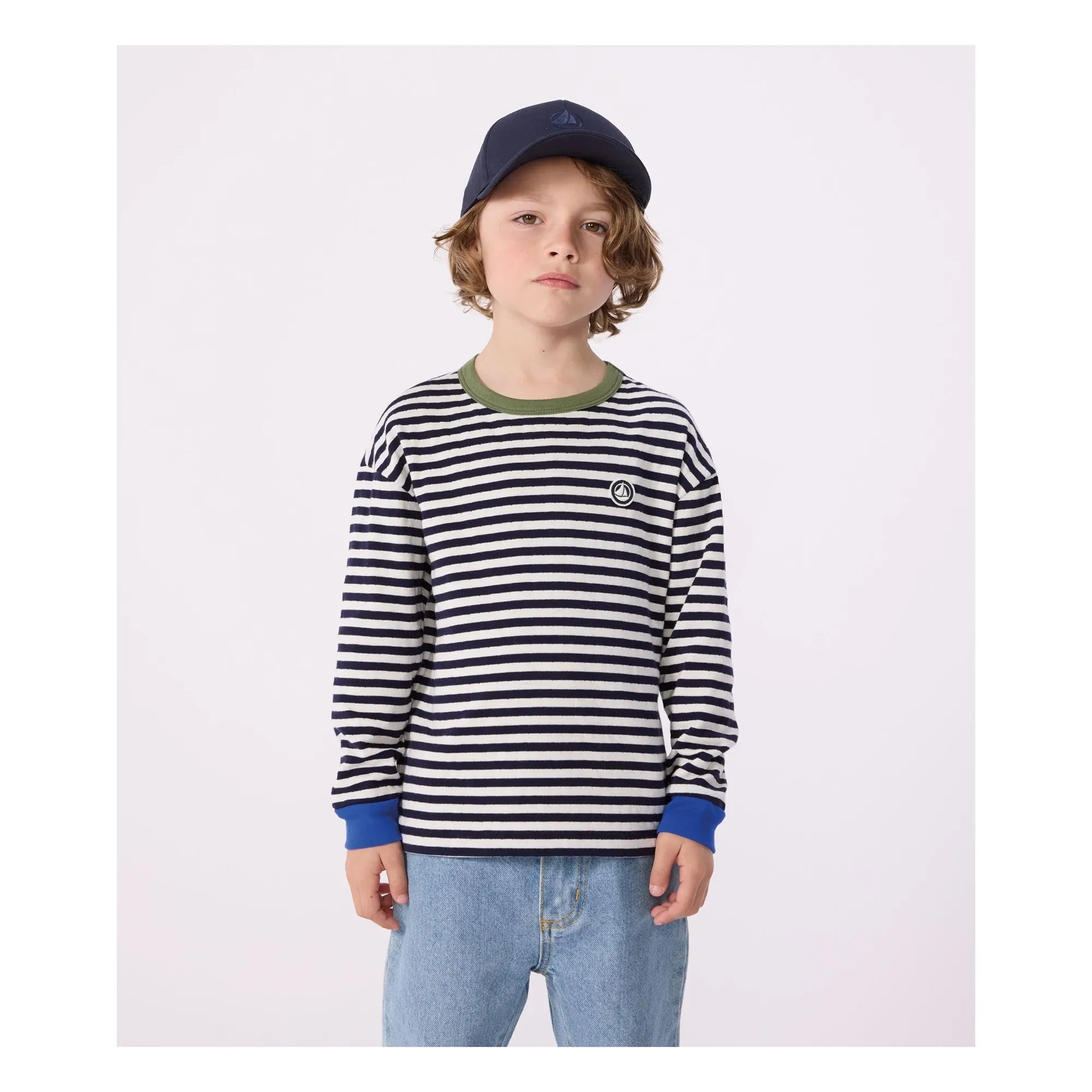 Petit Bateau - Camiseta Rayas | Azul
