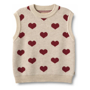 Wheat - Gaby Jersey de Merino Jacquard | Beige