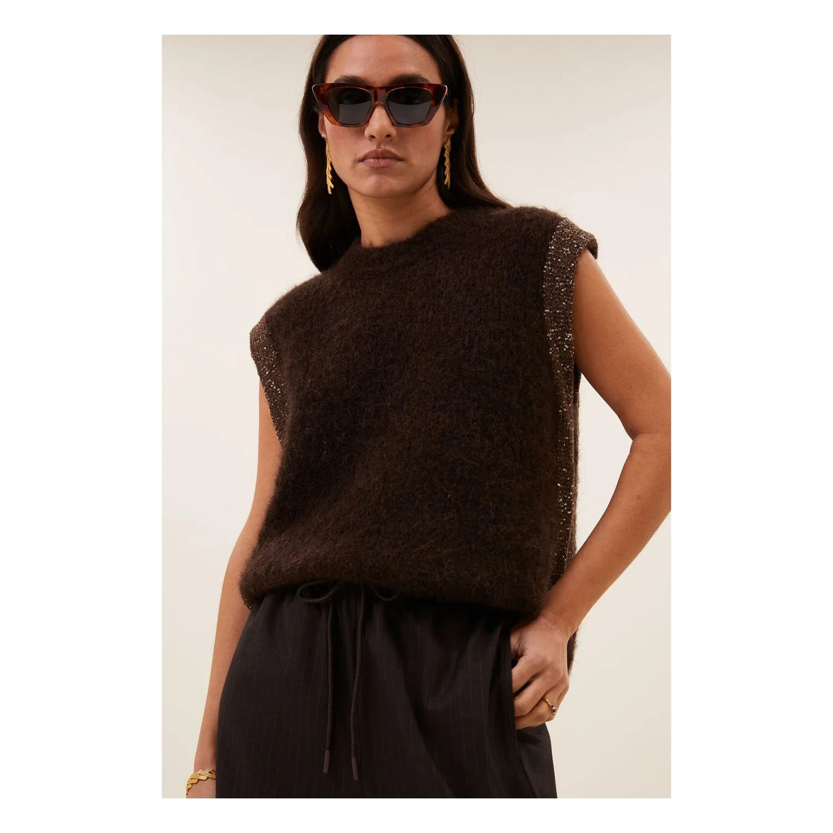 By Bar - Suéter de Alpaca Noby | Chocolate