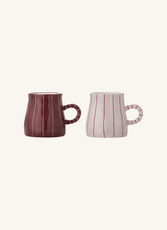 Bloomingville - Tazas de Cerámica Shirly - Juego de 2