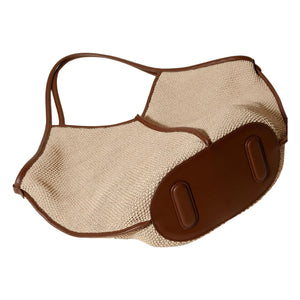 Hereu - Bolso suave de rafia Calella | Beige