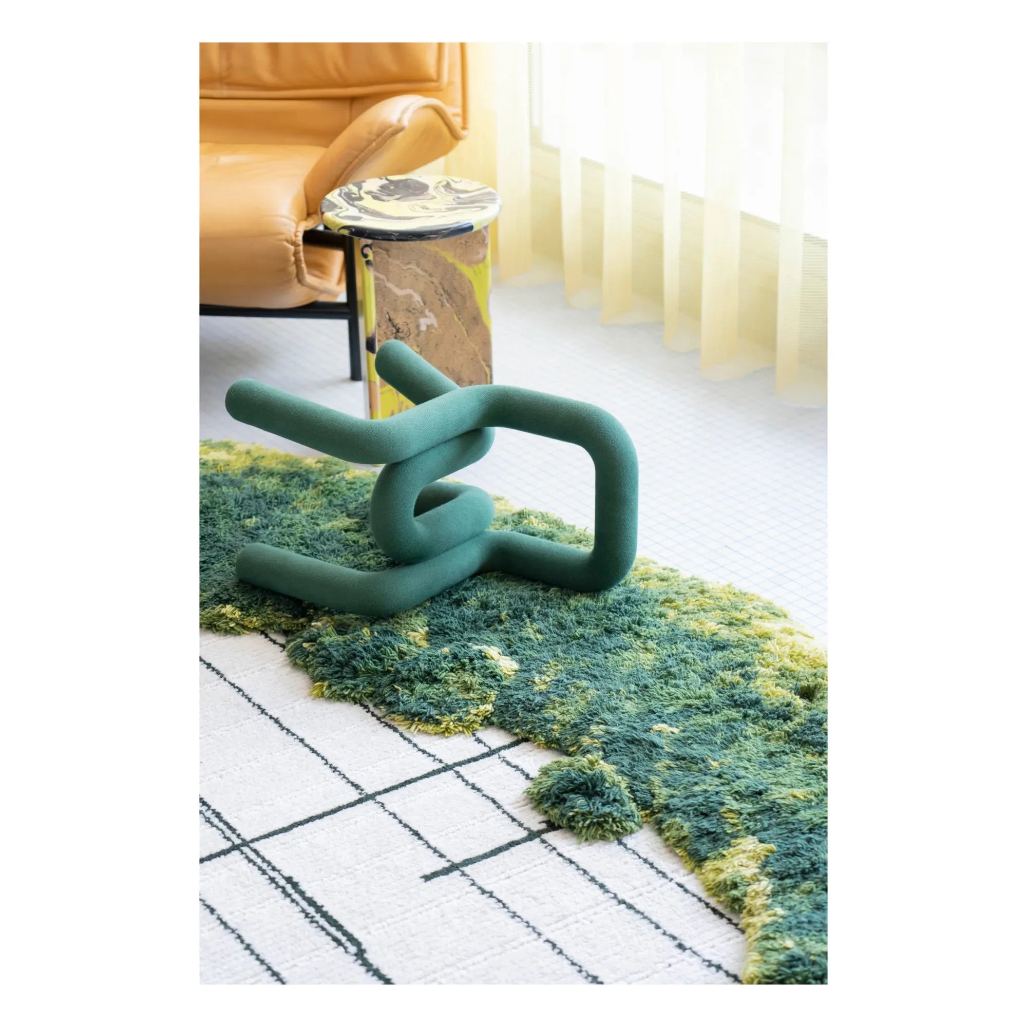 Moustache - Silla Mini Bold | Verde Bosque