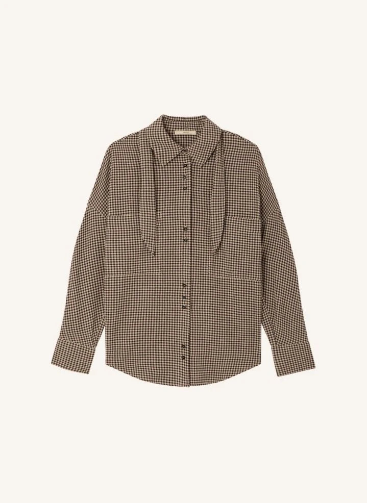 Sessùn - Blusa Cecily de algodón | Marrón