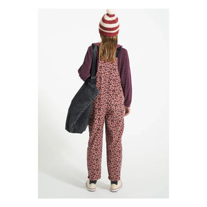 Piupiuchick - Sudadera con cuello con volantes Leopard Algodón orgánico | Berenjena