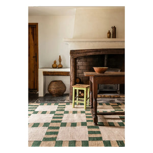 Layered - Alfombra de yute para desayunos tardíos, Evelina Kroon | Verde