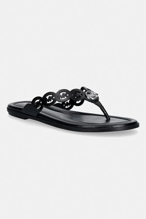 Chanclas de cuero para mujer Janie Thong Sandal de MICHAEL Michael Kors