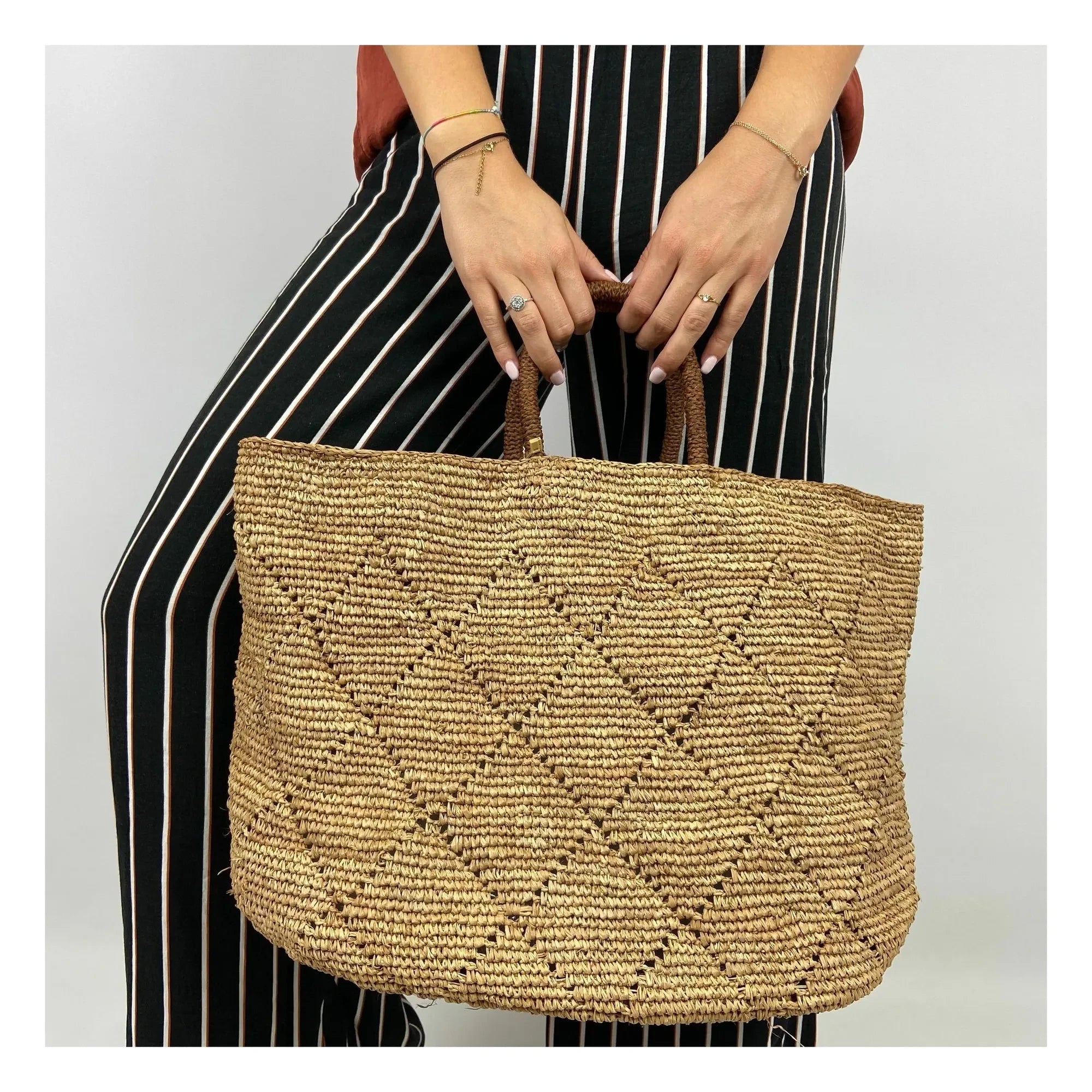 Camalya - Bolso de compras Bururi Raphia | Arena