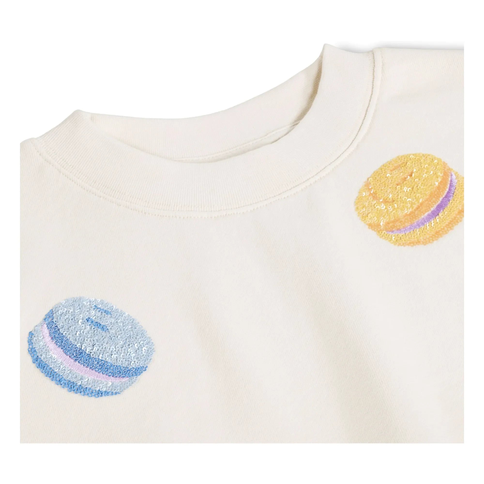 Molo - Sudadera Marge Macarons Algodón Orgánico | Blanco