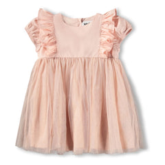 Molo - Vestido de volantes Cheyanne | Rosa claro