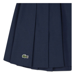 Lacoste - Falda plisada de fibra reciclada | Azul Marino