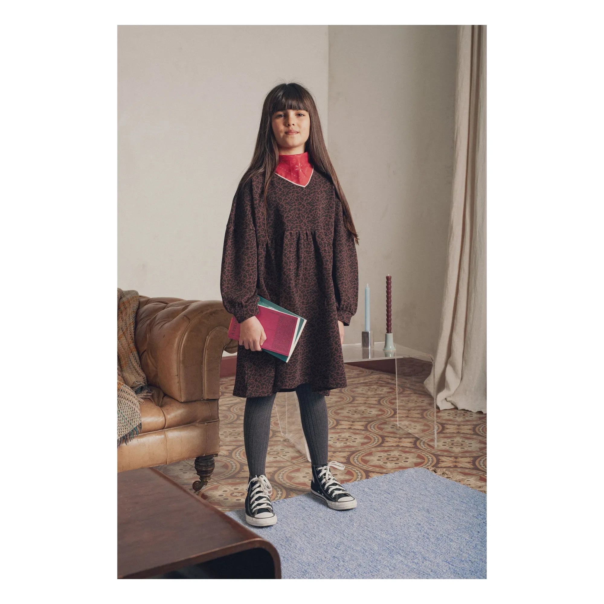 Marlot Paris - Vestido Leopard Leopoldine | Marrón