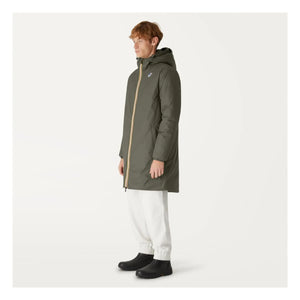 K-way - Le Vrai 3.0 Eiffel Orsetto Parka Impermeable | Gris-verde